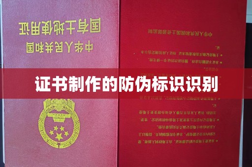 凤县证书制作的防伪标识识别